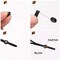 120 PCS Black and White Adjustable Soft Elastic String Cords Buckle Adjuster with 2 pcs Crochet Hook,Suitable for All Different Sizes of mask Straps Bands (1/8,1/5,1/4,5/8 Straps)
